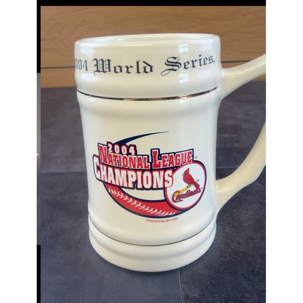 2004 St.Louis Cardinals NL Champions World Series Ceramic Beer Stein Hunter MLB